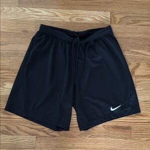 Nike Black Athletic Shorts with Elastic Waistband